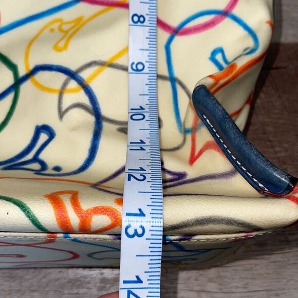 DOONEY & BOURKE BELLA SHOPPER ROYAL BLUE TOTE 17w x 13h x 4.5” XLARGE PURSE - Picture 14 of 16